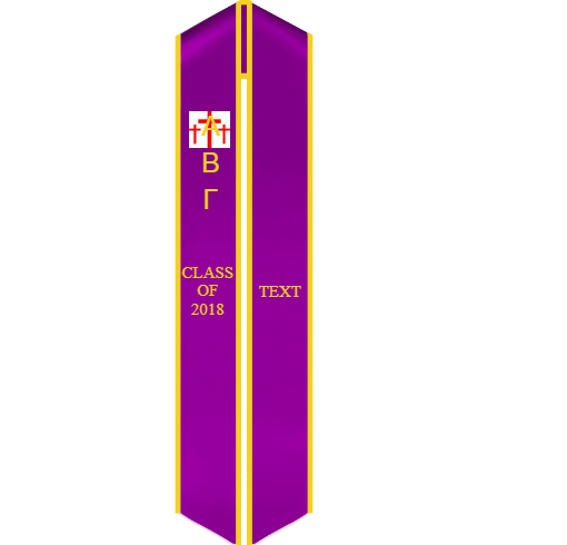 Satin Graduation Stole