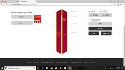 Satin Graduation Stole - Image 2